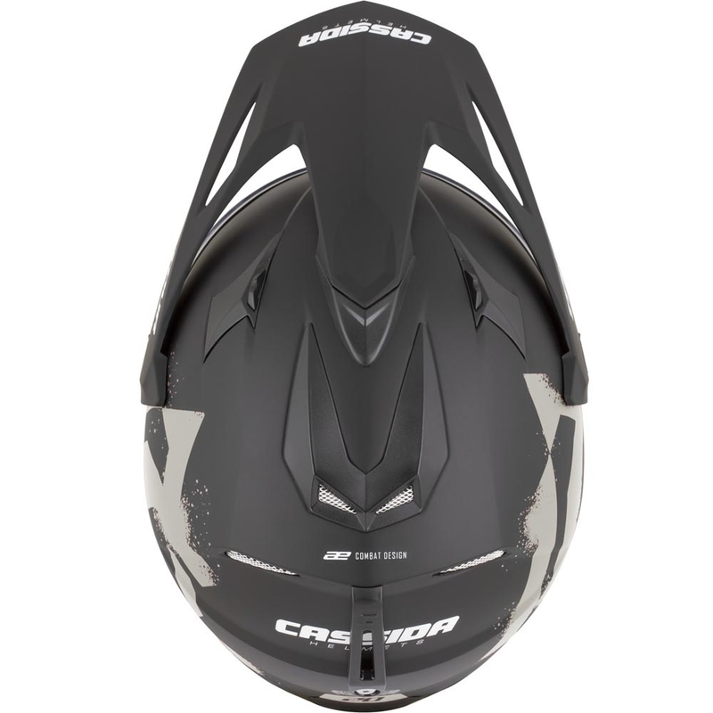 Kask motocyklowy enduro Cassida Tour 2.0 Crew matowy czarno-piaskowy