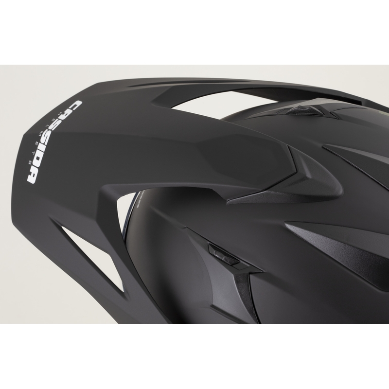Kask motocyklowy enduro Cassida Tour 2.0 Crew matowy czarno-biały
