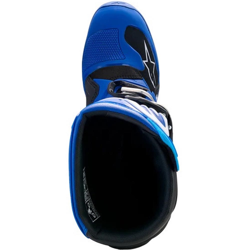 Buty motocrossowe dziecięce Alpinestars TECH 7 S YAMAHA kolekcja niebiesko-biało-czarna