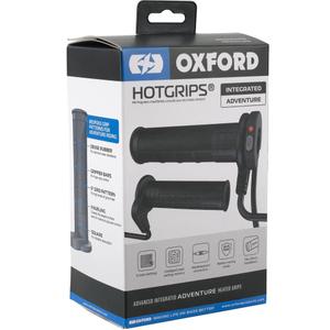 Podgrzewane manetki Oxford HotGrips Advanced Integrated Adventure w kolorze czarnym