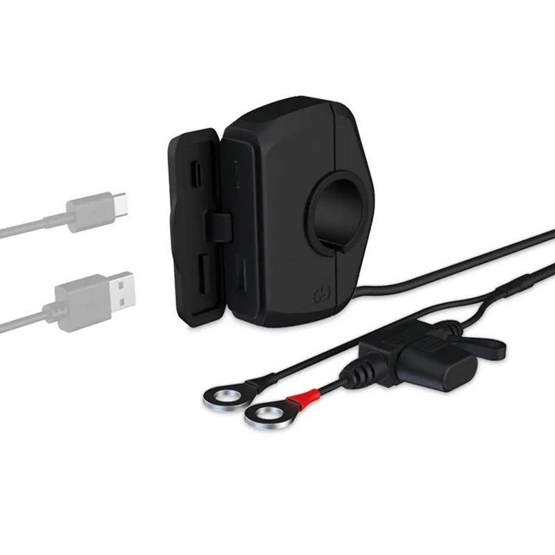 Gniazdo Oxford slim USB-C i USB-A czarne