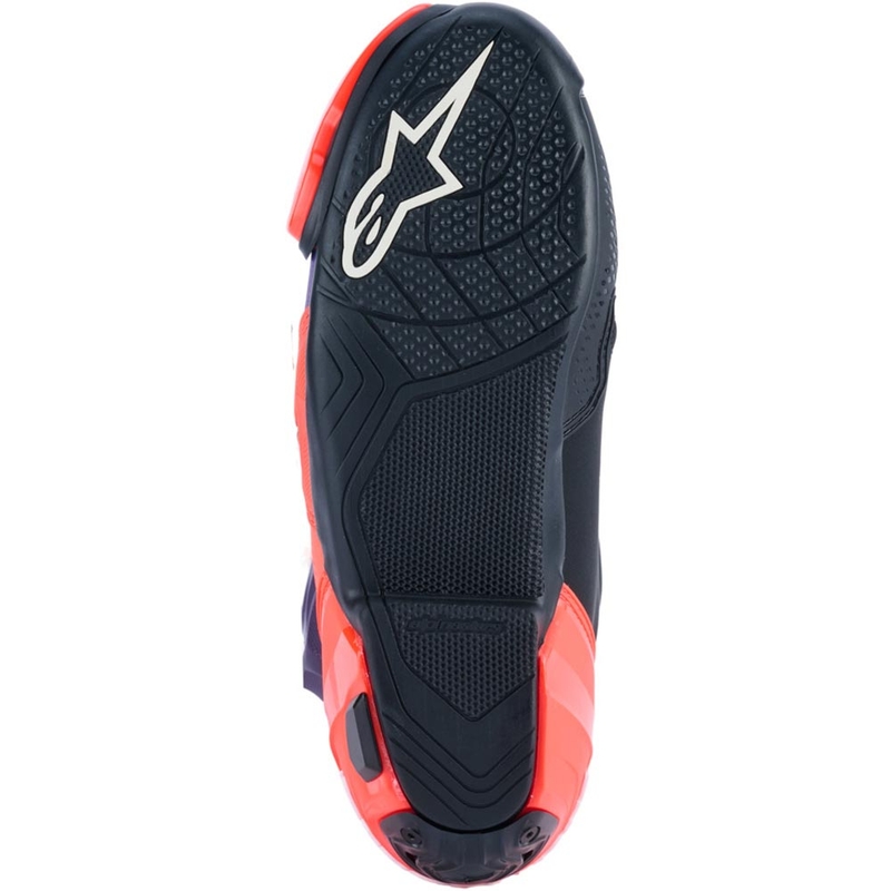 Buty motocyklowe Alpinestars Supertech R Vented Flyte, edycja limitowana, Jorge Martin, fioletowo-czerwono-czarne