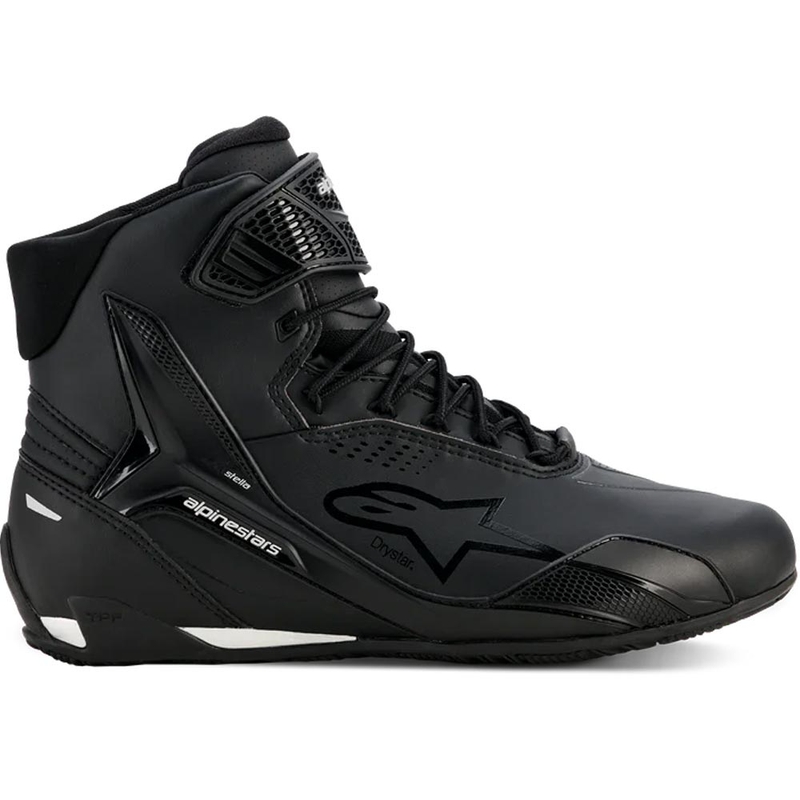 Buty motocyklowe damskie Alpinestars Stella Faster-4 Drystar czarno-srebrne