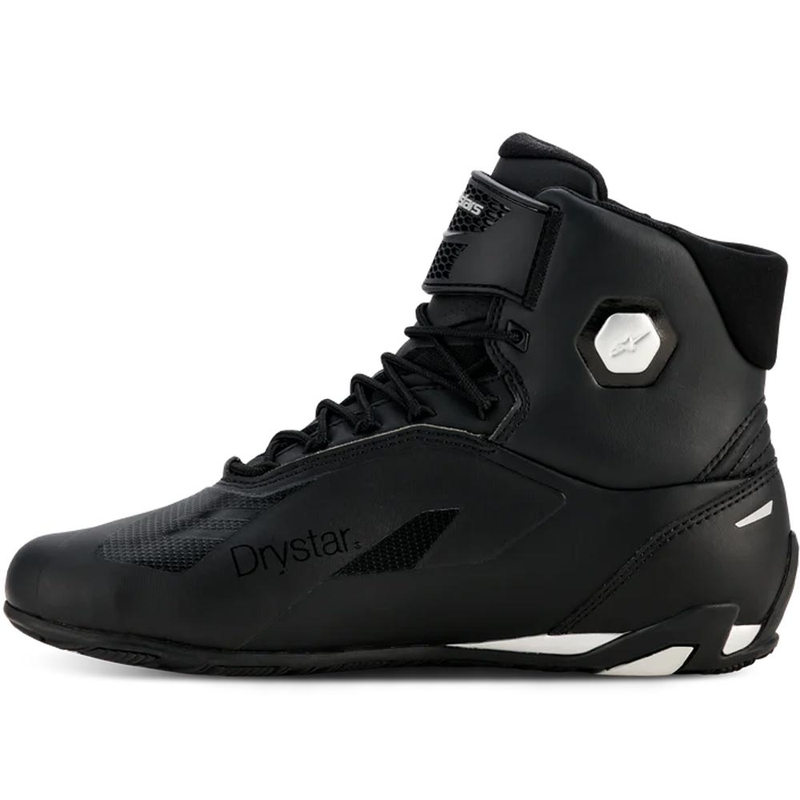 Buty motocyklowe damskie Alpinestars Stella Faster-4 Drystar czarno-srebrne