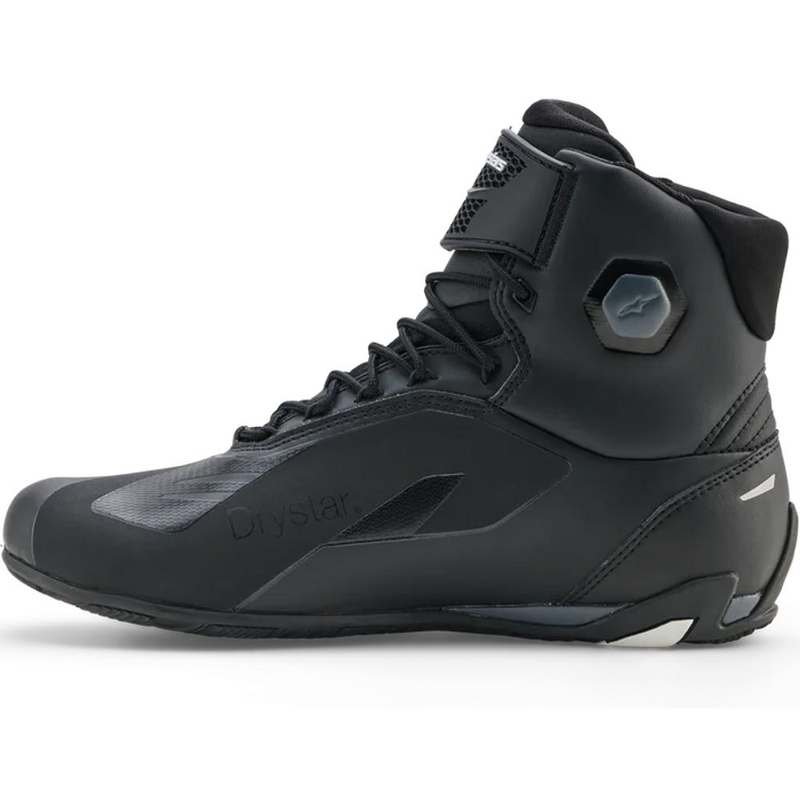 Buty motocyklowe Alpinestars Faster-4 Drystar czarno-ciemnoszaro-białe