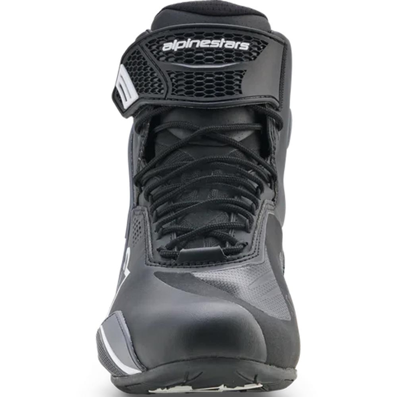 Buty motocyklowe Alpinestars Faster-4 Drystar czarno-ciemnoszaro-białe