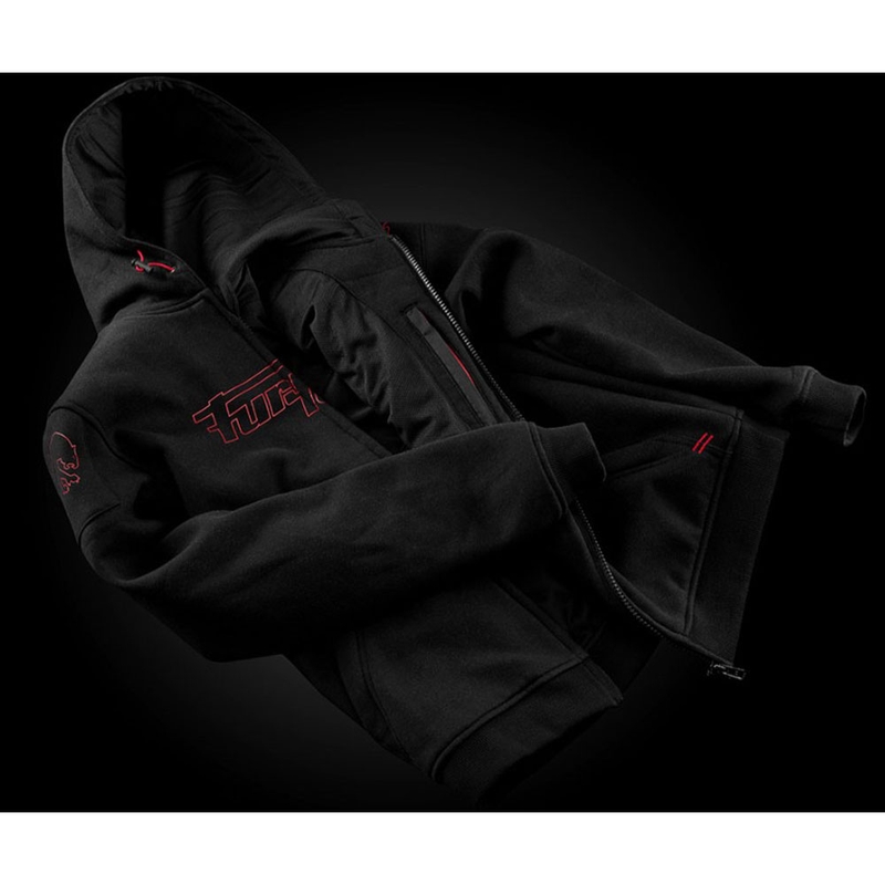 Kurtka motocyklowa Furygan Livio X Kevlar® czarno-czerwona