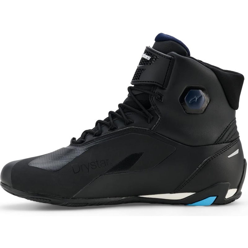 Buty motocyklowe Alpinestars Faster-4 Drystar czarno-niebiesko-białe