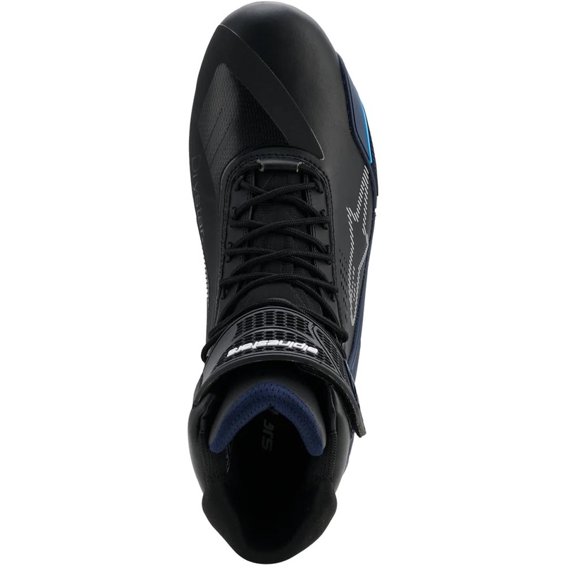 Buty motocyklowe Alpinestars Faster-4 Drystar czarno-niebiesko-białe