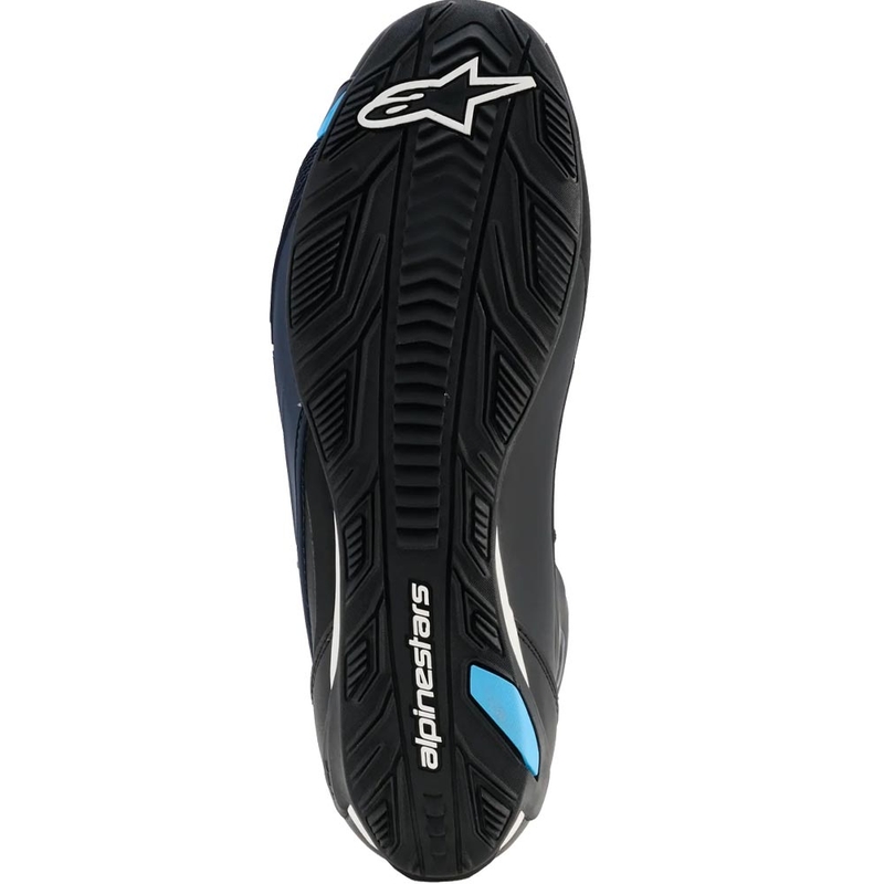 Buty motocyklowe Alpinestars Faster-4 Drystar czarno-niebiesko-białe
