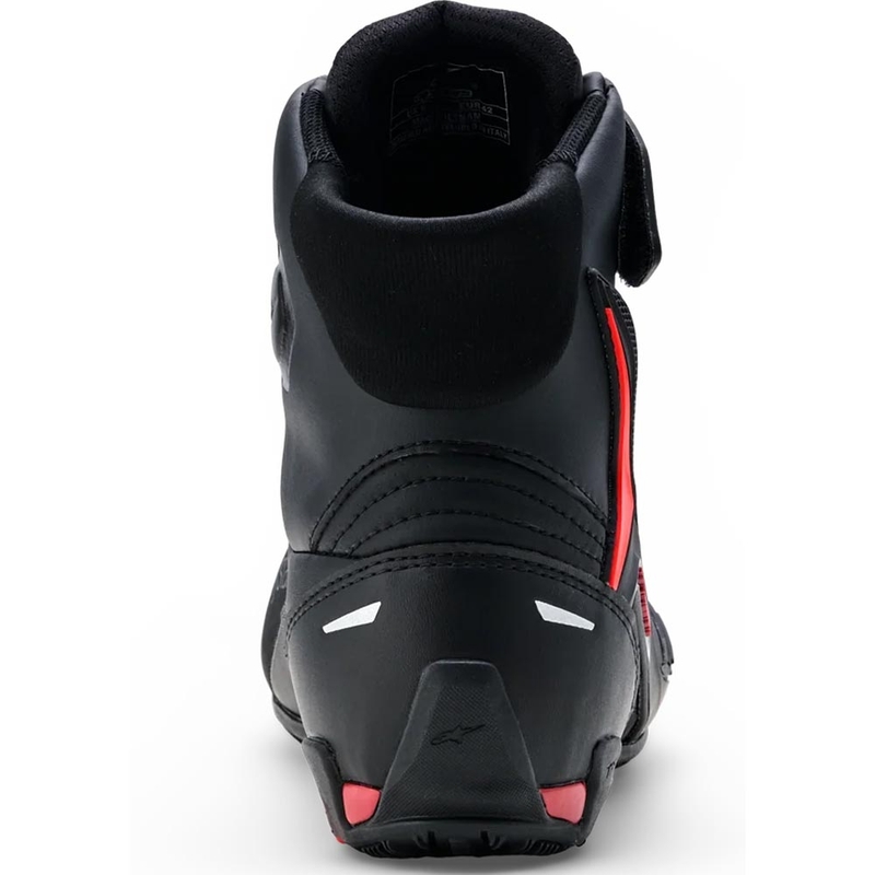 Buty motocyklowe Alpinestars Faster-4 Drystar czarno-fluo-czerwone