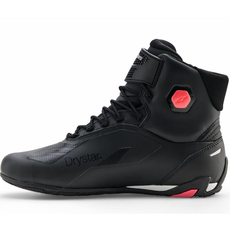 Buty motocyklowe damskie Alpinestars Stella Faster-4 Drystar czarno-szaro-czerwone