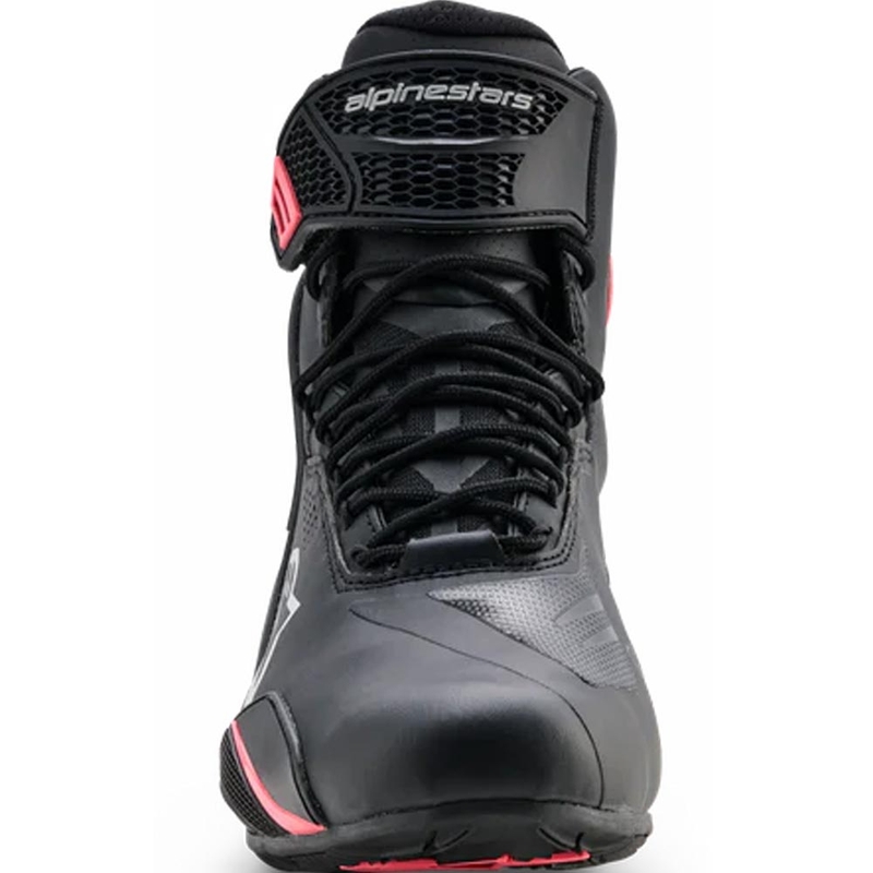 Buty motocyklowe damskie Alpinestars Stella Faster-4 Drystar czarno-szaro-czerwone