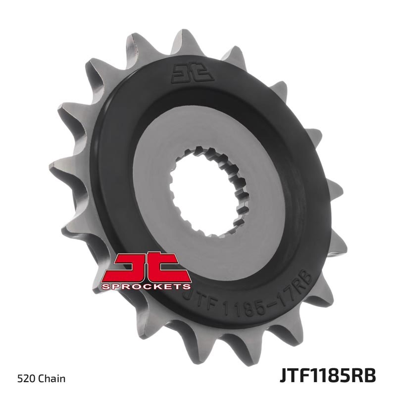 Front sprocket JT 17T, 520 rubber cushioned