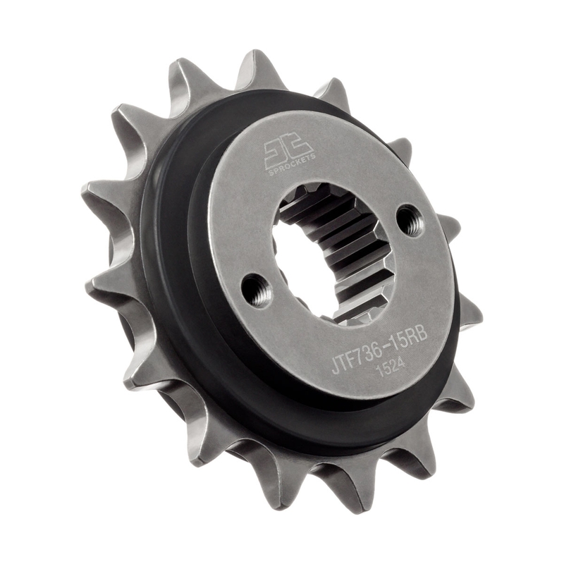 Front sprocket JT 15T, 520 rubber cushioned