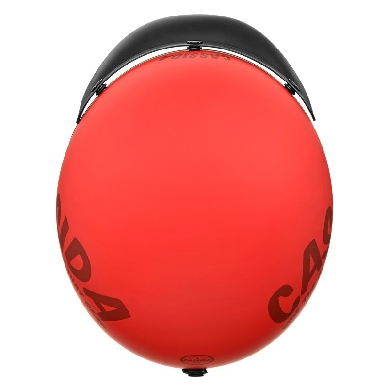 Otwarty kask motocyklowy Cassida Oxygen Gear czerwono-czarny