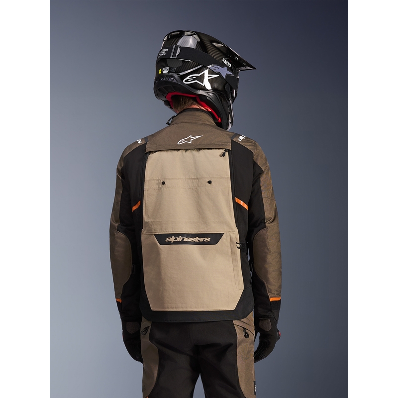 Kurtka motocyklowa Alpinestars Cusco Drystar brązowo-czarna
