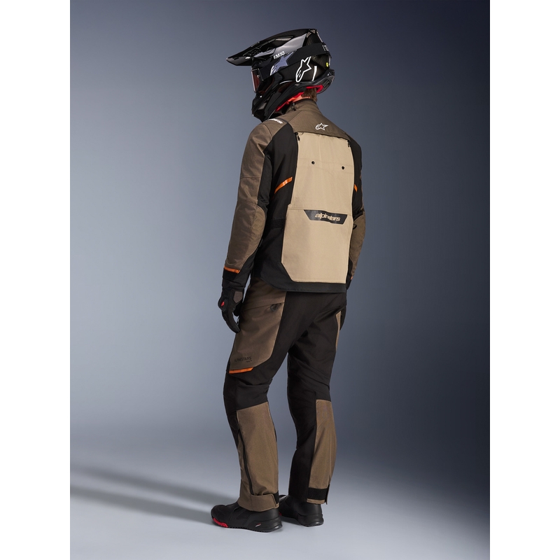 Kurtka motocyklowa Alpinestars Cusco Drystar brązowo-czarna