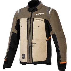 Kurtka motocyklowa Alpinestars Cusco Drystar brązowo-czarna