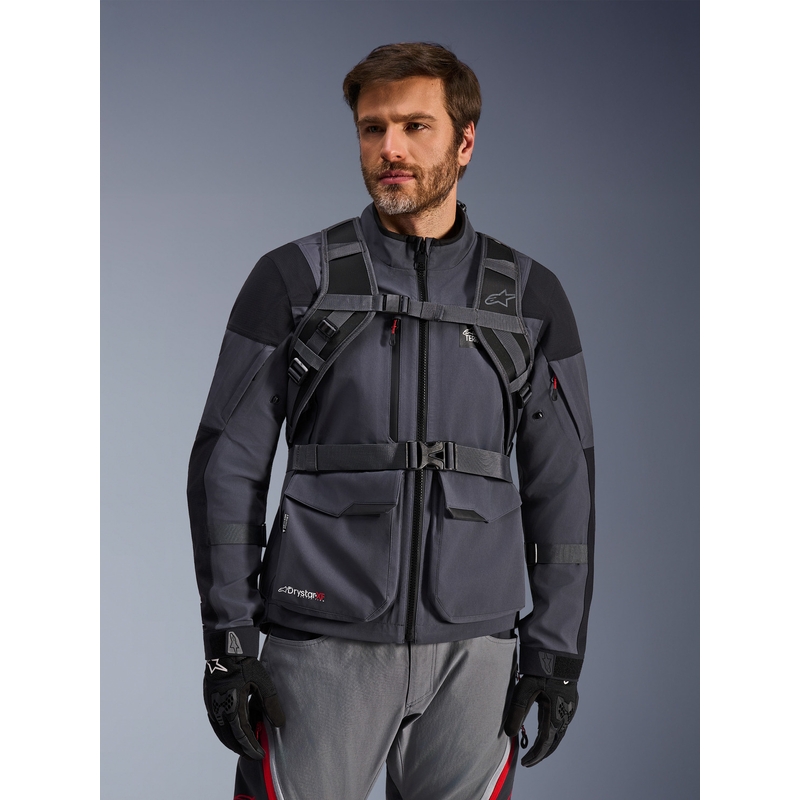 Plecak motocyklowy Alpinestars AT-15 czarno-szary 15 l