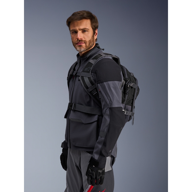 Plecak motocyklowy Alpinestars AT-15 czarno-szary 15 l