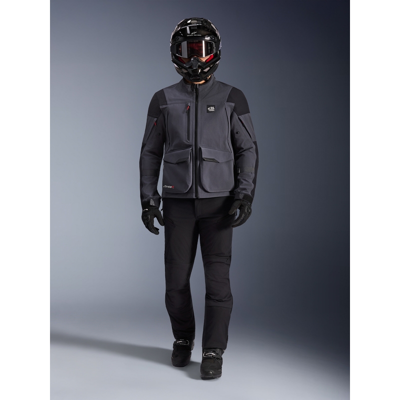 Kurtka motocyklowa Alpinestars Maxdura Drystar XF ciemnoszaro-czarna
