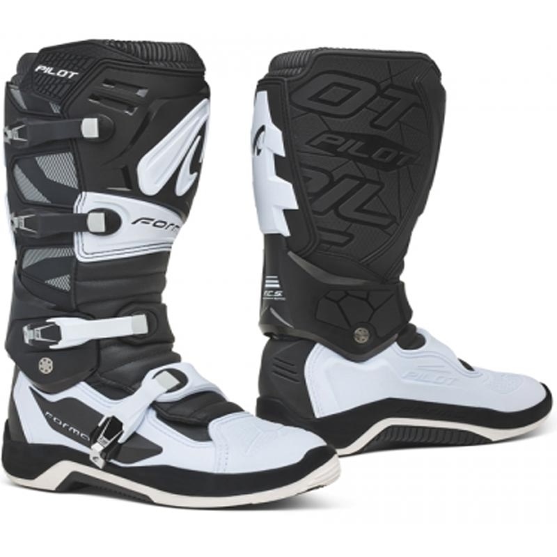 Buty motocyklowe Forma Pilot czarno-białe