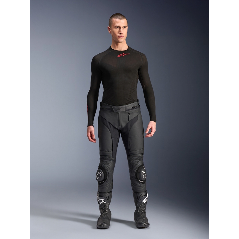 Spodnie motocyklowe skórzane Alpinestars Missile 3 czarne