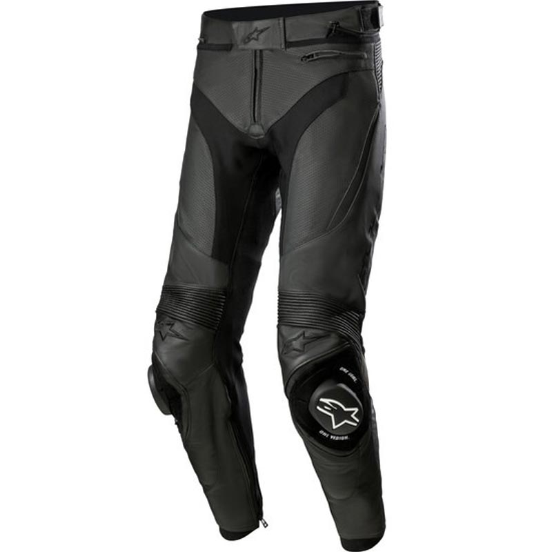 Spodnie motocyklowe skórzane Alpinestars Missile 3 czarne