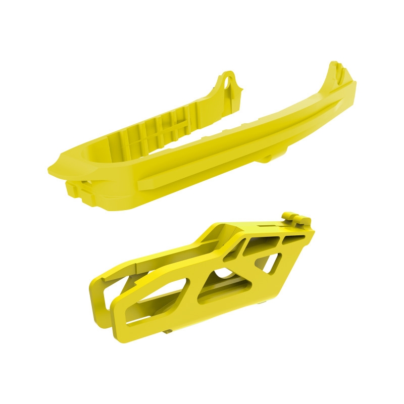 Kit chain guide & chain slider POLISPORT Yellow