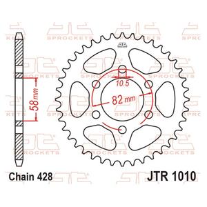 Rear sprocket JT JTR 1010-41 41T, 428