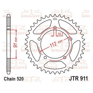 Rear sprocket JT JTR 911-46 46T, 520