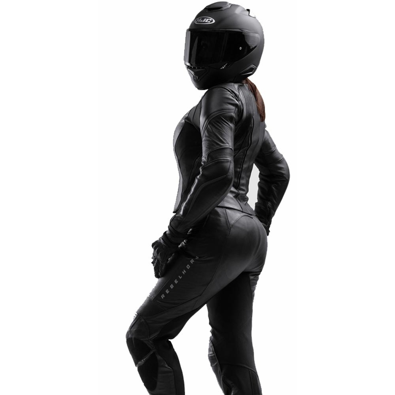 Kurtka motocyklowa skórzana damska Rebelhorn Diva ST czarna