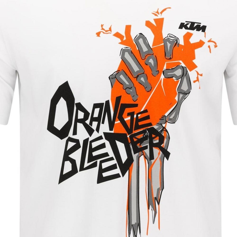 Koszulka KTM Orange Bleeder w kolorze białym