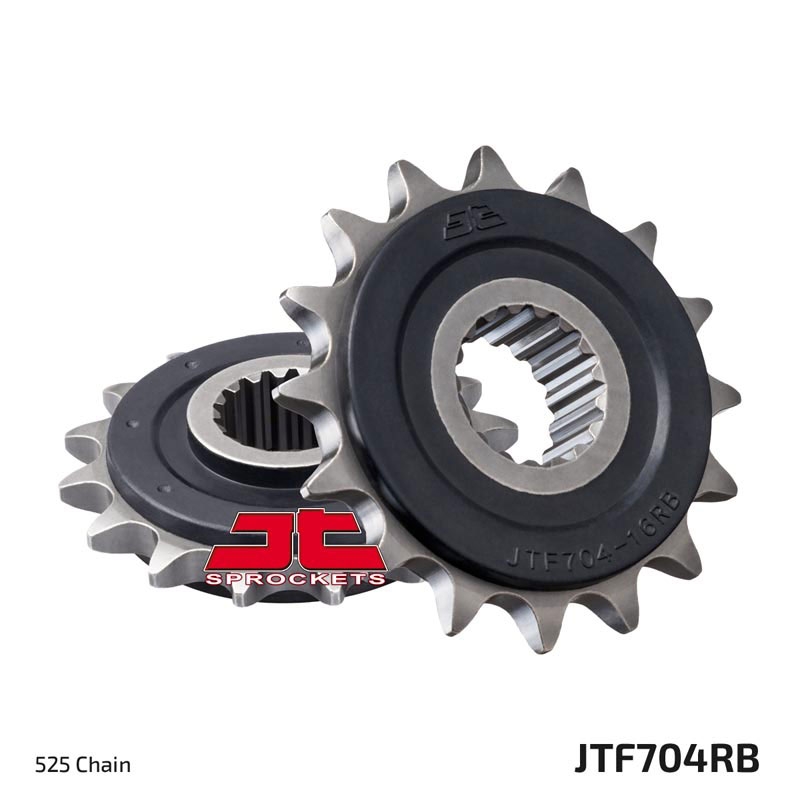 Front sprocket JT 16T, 525 rubber cushioned