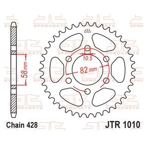 Rear sprocket JT JTR 1010-46 46T, 428