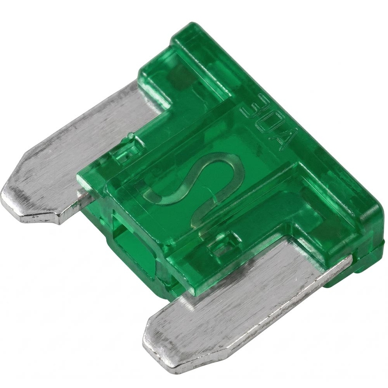 Bezpiecznik płaski MINI niski 30 A 10 szt.