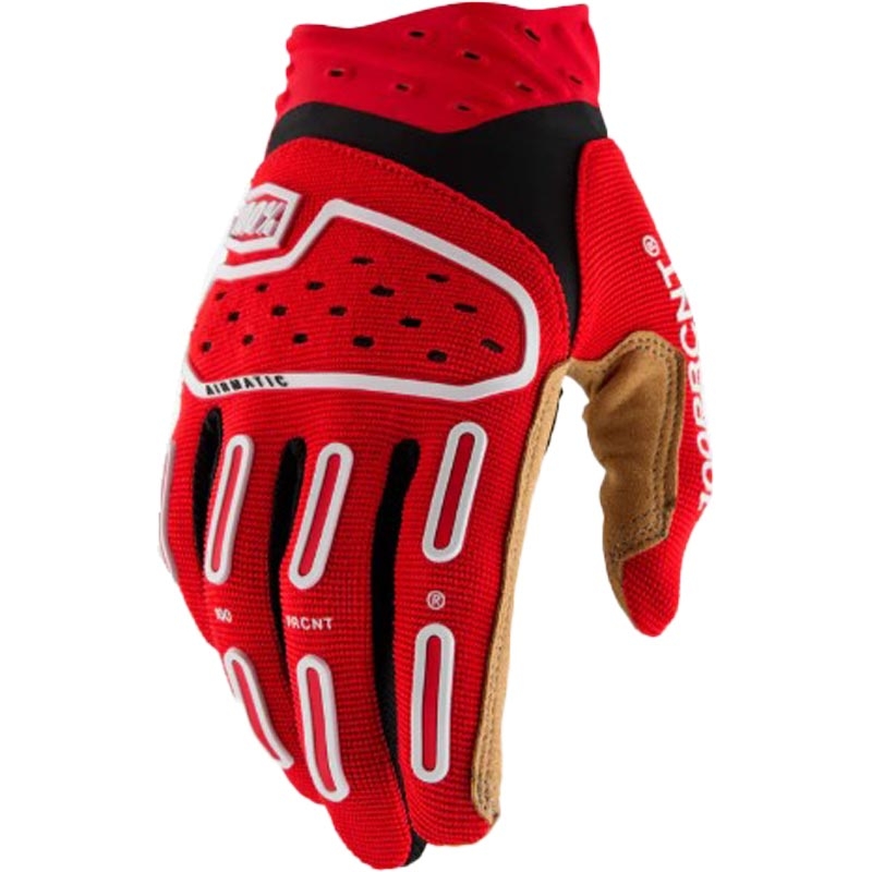 Rękawice motocrossowe 100% Airmatic 2 czerwono-czarne