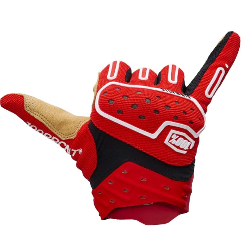 Rękawice motocrossowe 100% Airmatic 2 czerwono-czarne