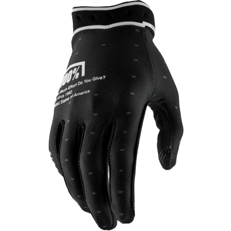 Rękawice motocrossowe 100% Ridefit czarne