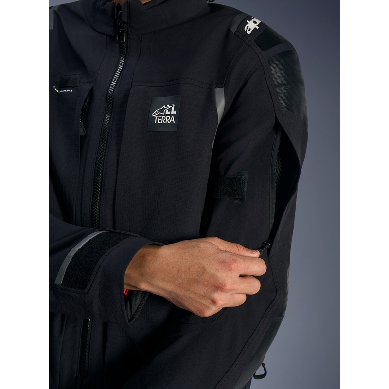 Kurtka motocyklowa Alpinestars Andes PRO Drystar XF czarno-ciemnoszara