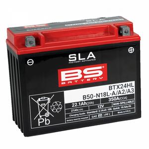 Factory activated battery BS-BATTERY BTX24HL (FA) (YTX24HL (FA)) SLA