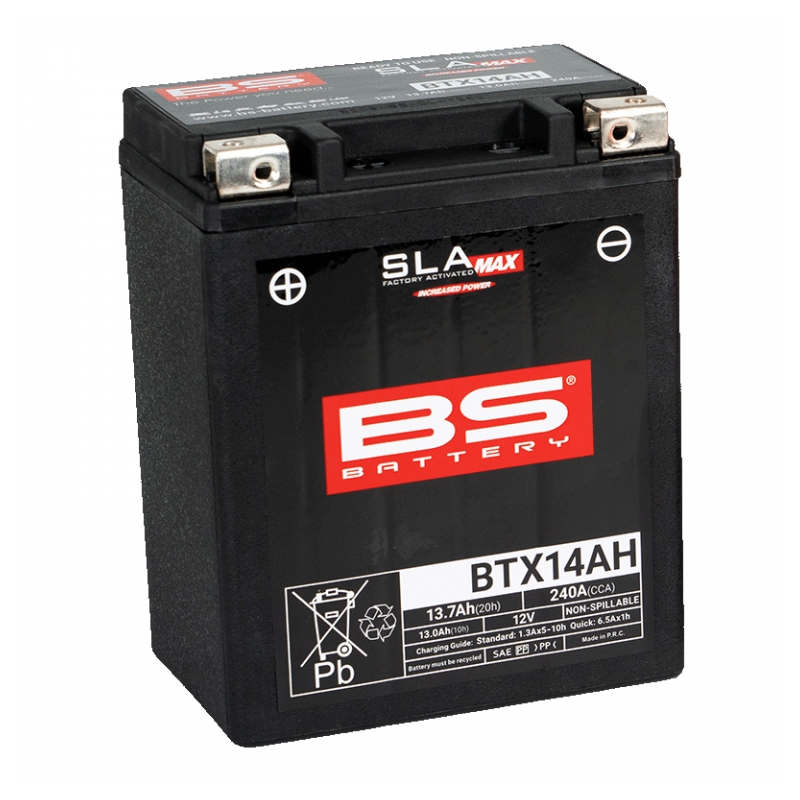 Factory activated battery BS-BATTERY SLA MAX