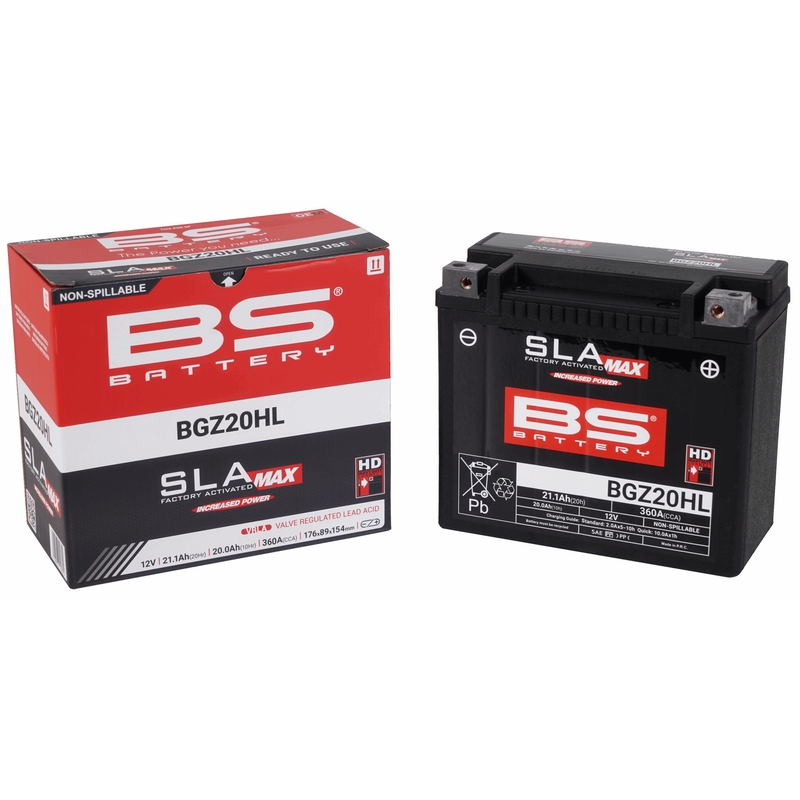 Factory activated battery BS-BATTERY SLA MAX