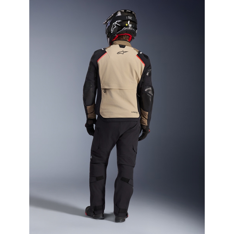 Kurtka motocyklowa Alpinestars Andes PRO Drystar XF brązowo-czarno-pomarańczowa