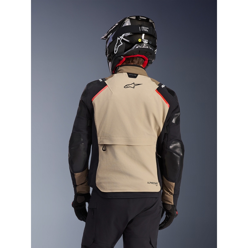 Kurtka motocyklowa Alpinestars Andes PRO Drystar XF brązowo-czarno-pomarańczowa