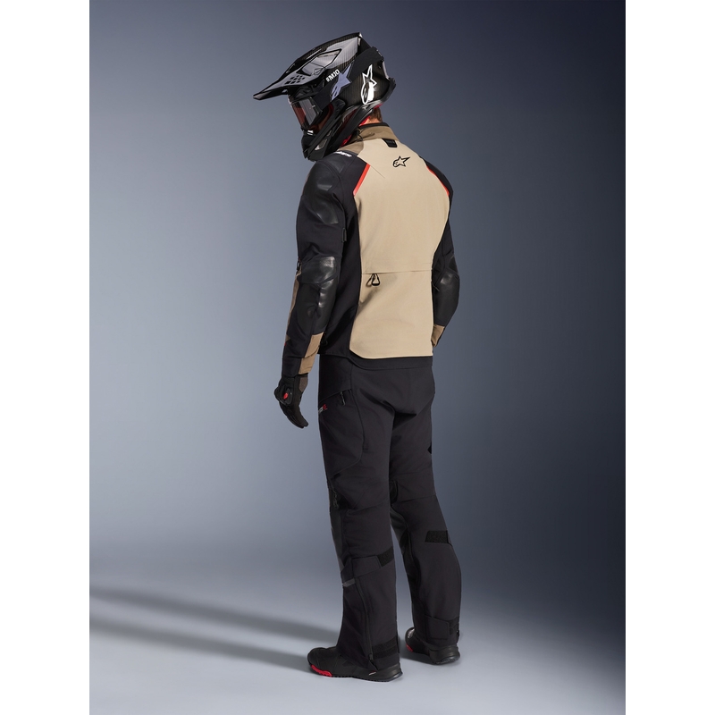 Kurtka motocyklowa Alpinestars Andes PRO Drystar XF brązowo-czarno-pomarańczowa