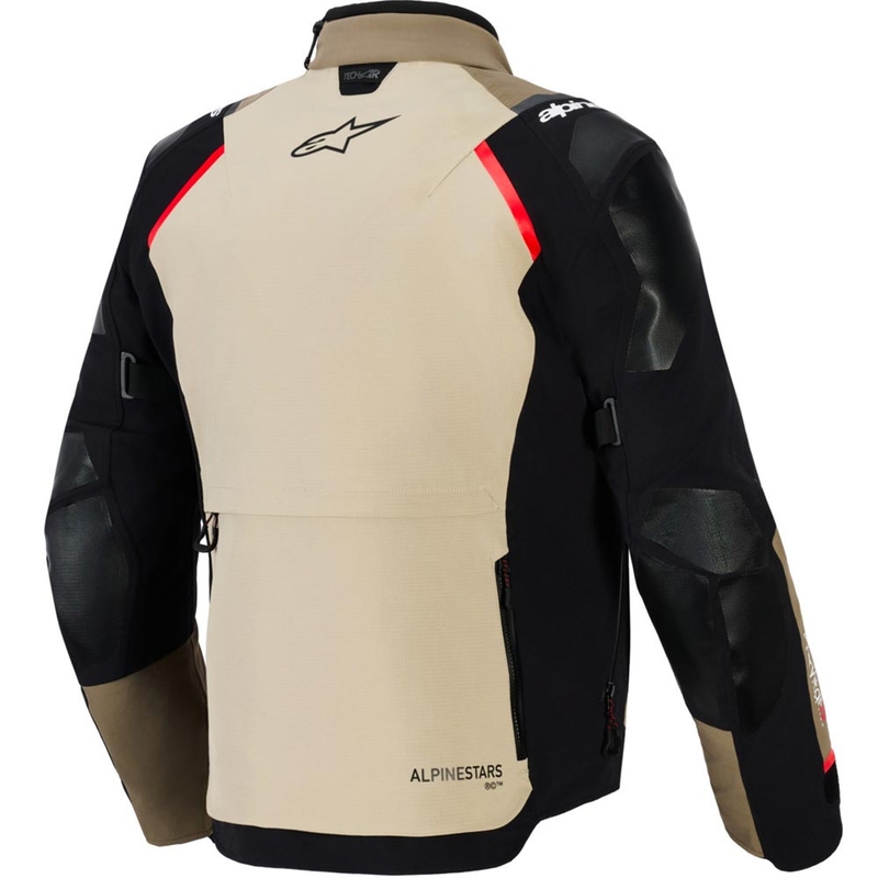 Kurtka motocyklowa Alpinestars Andes PRO Drystar XF brązowo-czarno-pomarańczowa