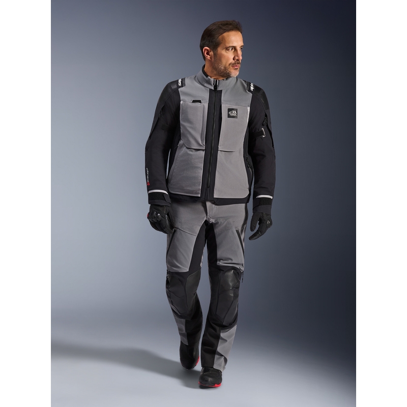 Kurtka motocyklowa Alpinestars Andes PRO Drystar XF ciemnoszara-czarna