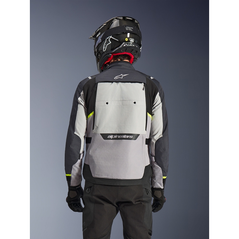 Kurtka motocyklowa Alpinestars Cusco Drystar jasnoszara-jasnoniebieska-ciemnoniebieska